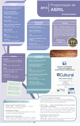 Programação Abril 2015