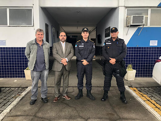 Escola de Educação Previdenciária visita 25º BPM