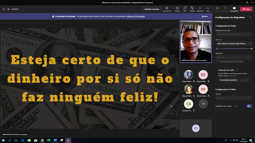EEP promove palestra sobre finanças pessoais